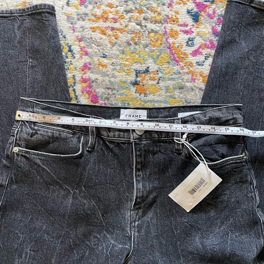 Le Sylvie Crop Straight Leg Denim - Picture 3 of 7